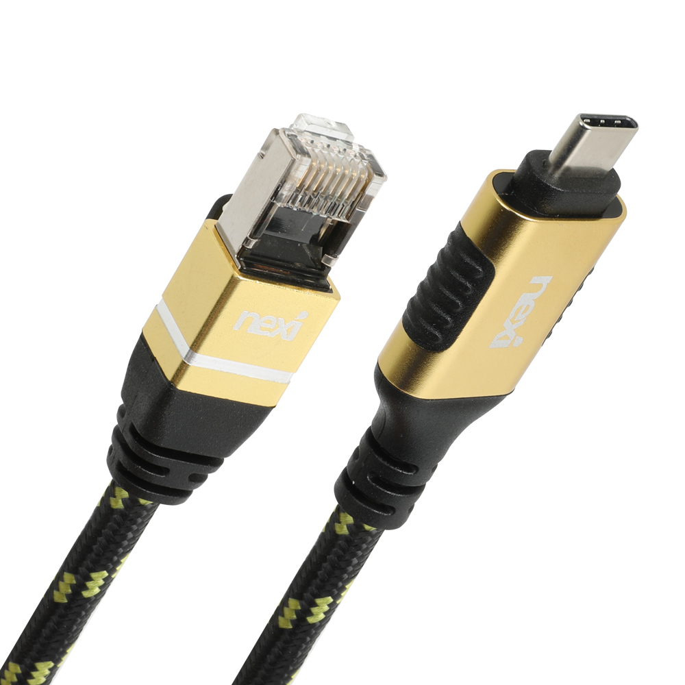 C타입 to LAN GIGA 케이블 2M 맥북 랜젠더 랜포트 1G 기가비트 노트북 랜선 - 상세 이미지 3