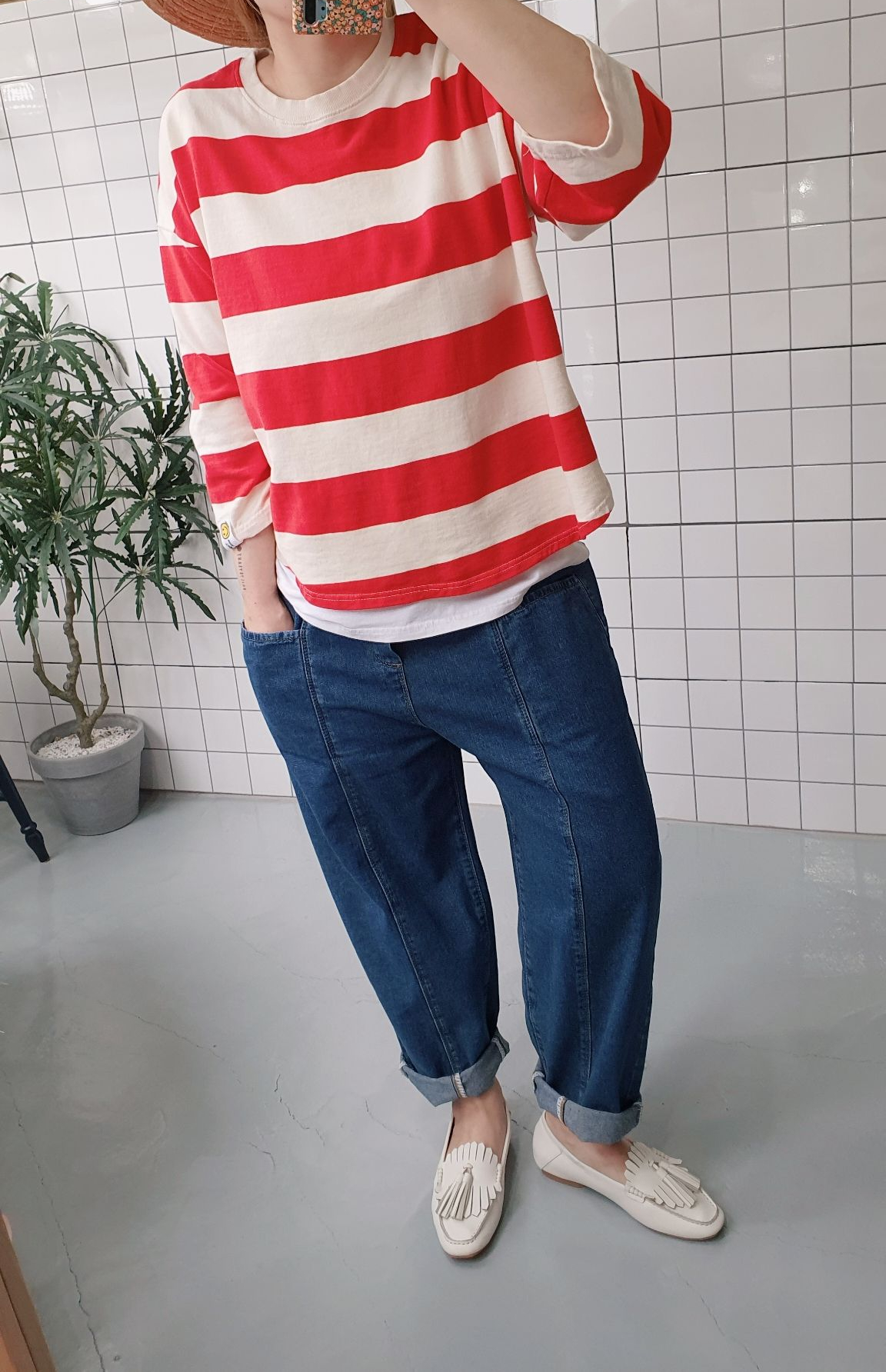 큰단 라운드 면티셔츠 이미지 2