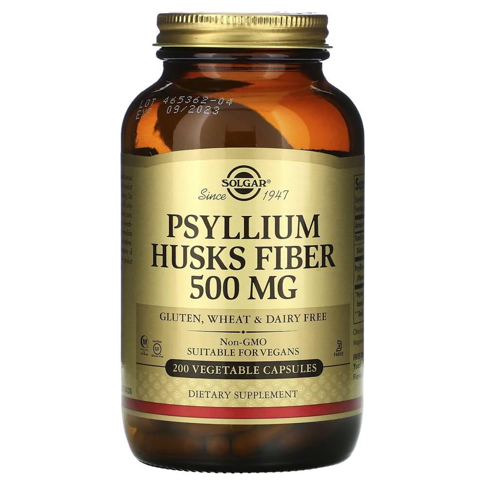 솔가 차전자피 섬유질 500 mg 실리엄허스크 식이섬유 200정 - 상품 이미지