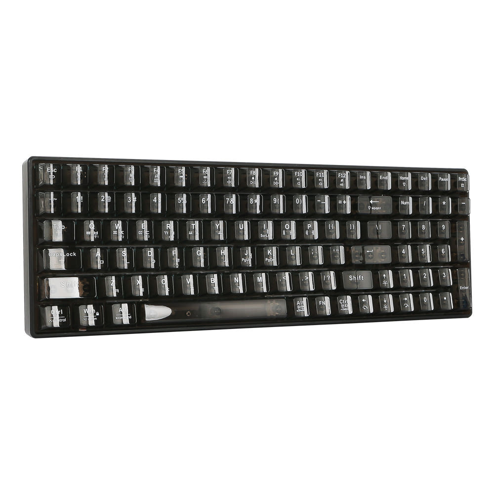 지클릭커 슈퍼히어로 SPK100 저소음 무선 블루투스 기계식 키보드 팝핑블랙