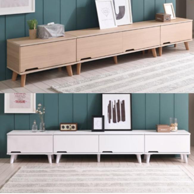 대형 TV 거실장 긴 거실장 와이드 거실장 75인치 티비장