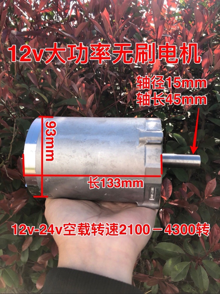 모터 브러시리스 1000W 24V 전동모터 - 상세 이미지 2
