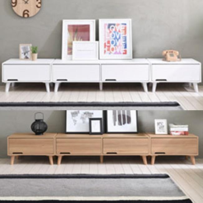 대형 TV 거실장 와이드 거실장 긴 거실장 75인치 티비장