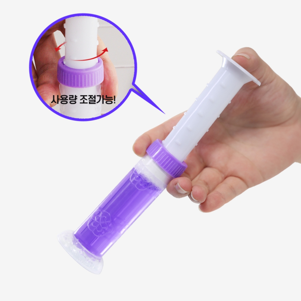 때빼고냄새싹 1초착 변기세정제 1세트 젤 변기청소 클리너 세정 탈취 라벤더 레몬 방향제 - 상세 이미지 4