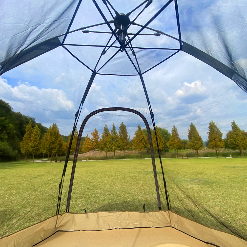 스페이스 메쉬 원터치 텐트 감성 10초 피크닉 나들이