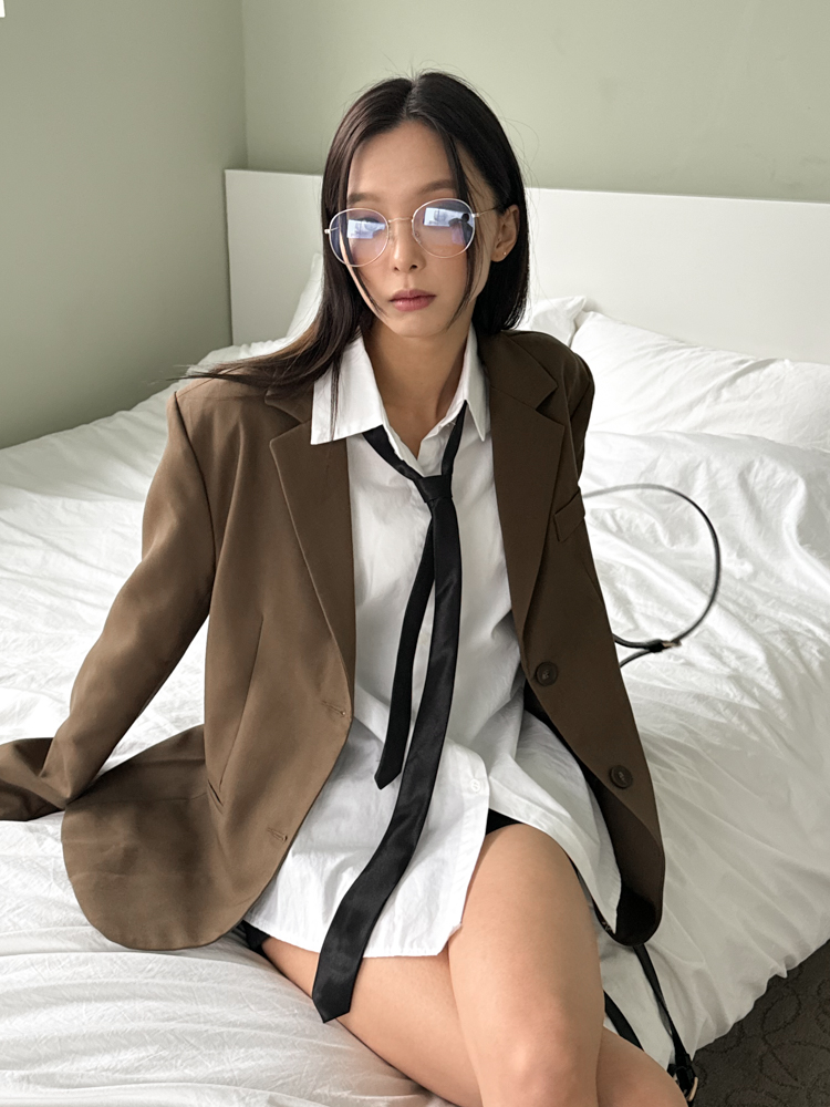 ❤당일출고❤뉴 슬리미 롱 무지 수동 넥타이 4color 상세 이미지 10