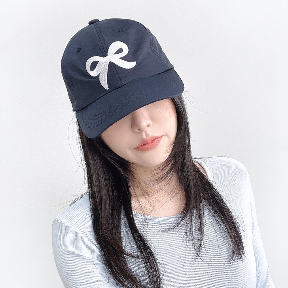 키레이 리본 여성 여름 스냅백 볼캡 모자