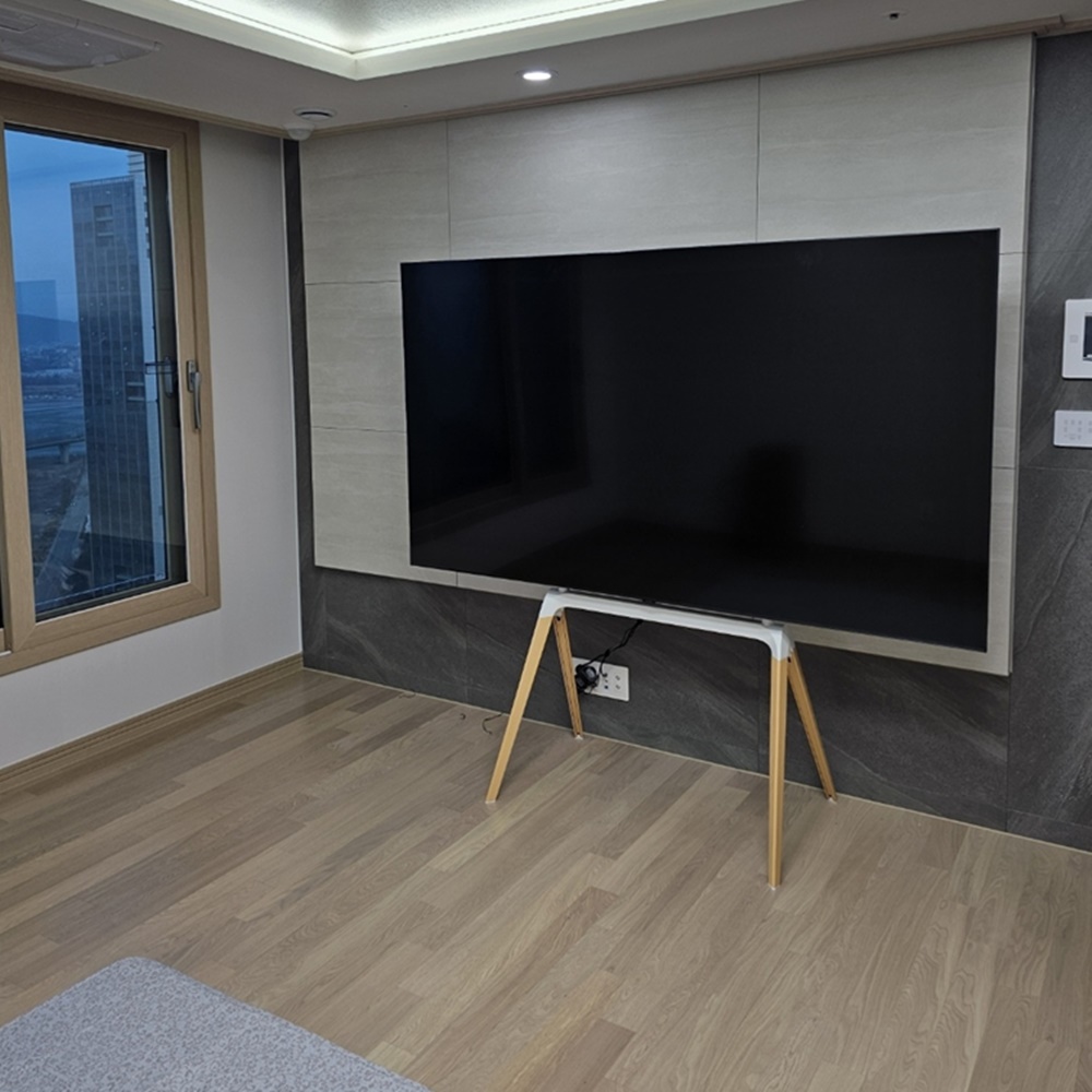이젤형 스탠드 삼성 LG 올레드 거치대 tv 받침대 다리 이미지 8
