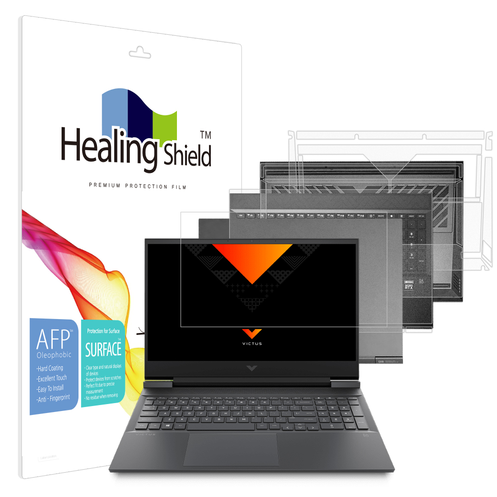 HP VICTUS 16 2022 올레포빅 액정보호필름1매 외부3종 - 메인 이미지