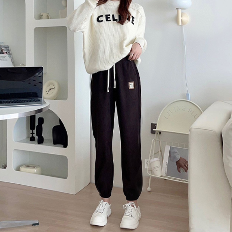 (하나사면 하나더)지금입기 딱좋은 여성바지 조거 일자 와이드 팬츠 - 상세 이미지 3