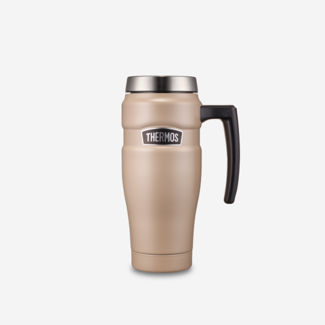 써모스 트래블킹 핸들 텀블러 470ml 보온 보냉 물병 물통 - 상세 이미지 2