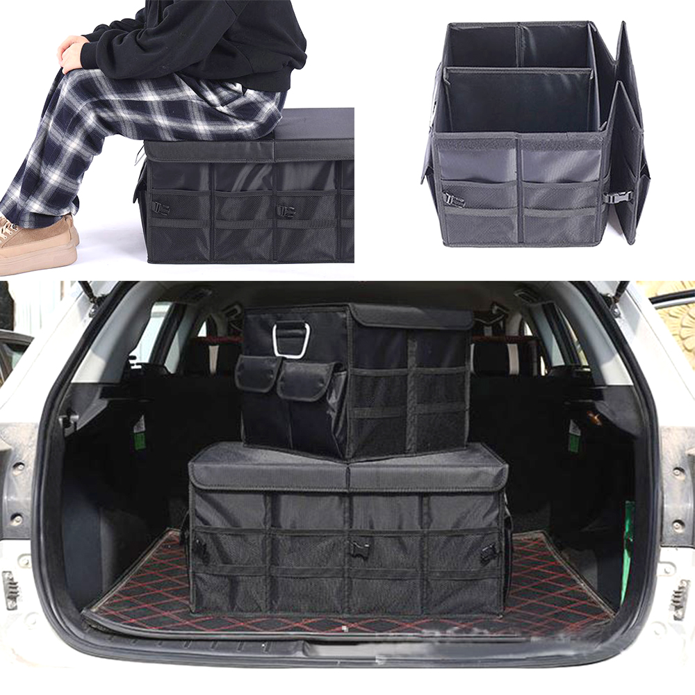 접이식 트렁크 정리함 차량용 공구 포켓 손잡이 수납함