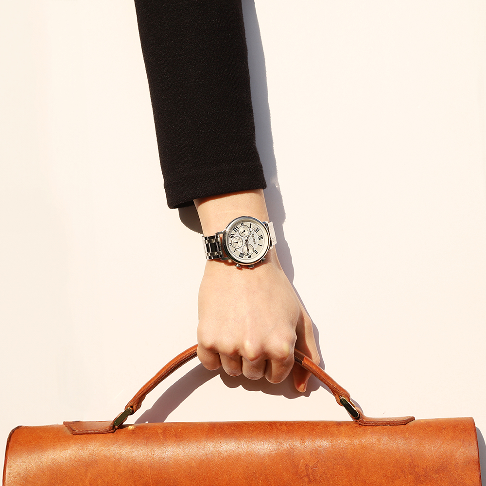 가이거 멀티펑션 남성 메탈워치 GE1268