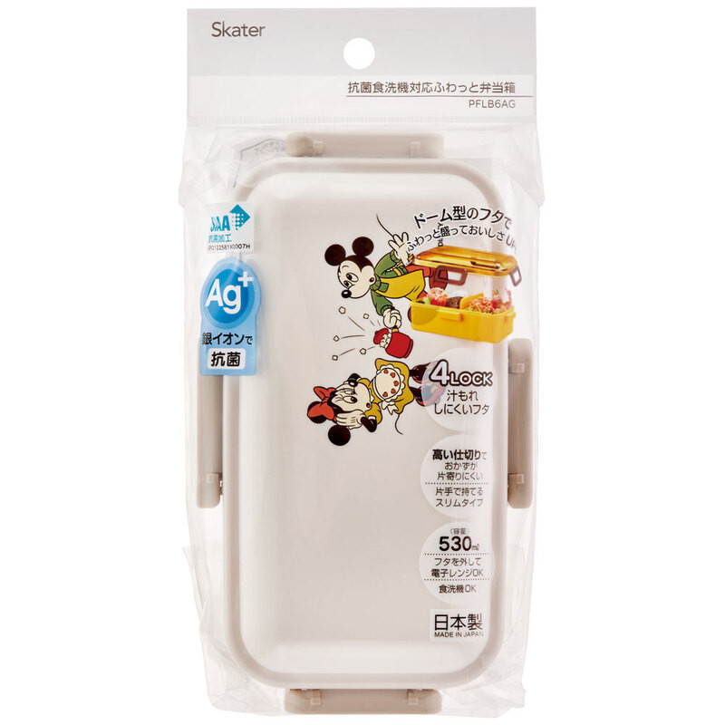 스케이터 미키 앤 프렌즈 쿠킹 캐릭터 항균 4면락 런치박스 도시락 530ml PFLB6AG - 주방·식기 - 하카타몰