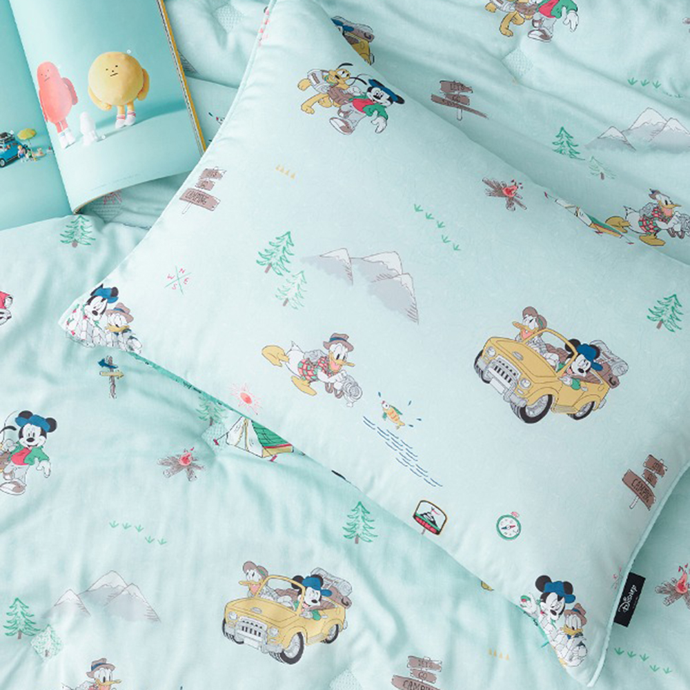 레노마홈 디즈니 모달 100% 트래블 미키 베개커버