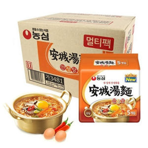 농심 안성탕면 125g 40개 한박스 도매 대용량 업소용 탕비실 box ... 맛있게 먹은 솔직 후기 - 상품 이미지 1
