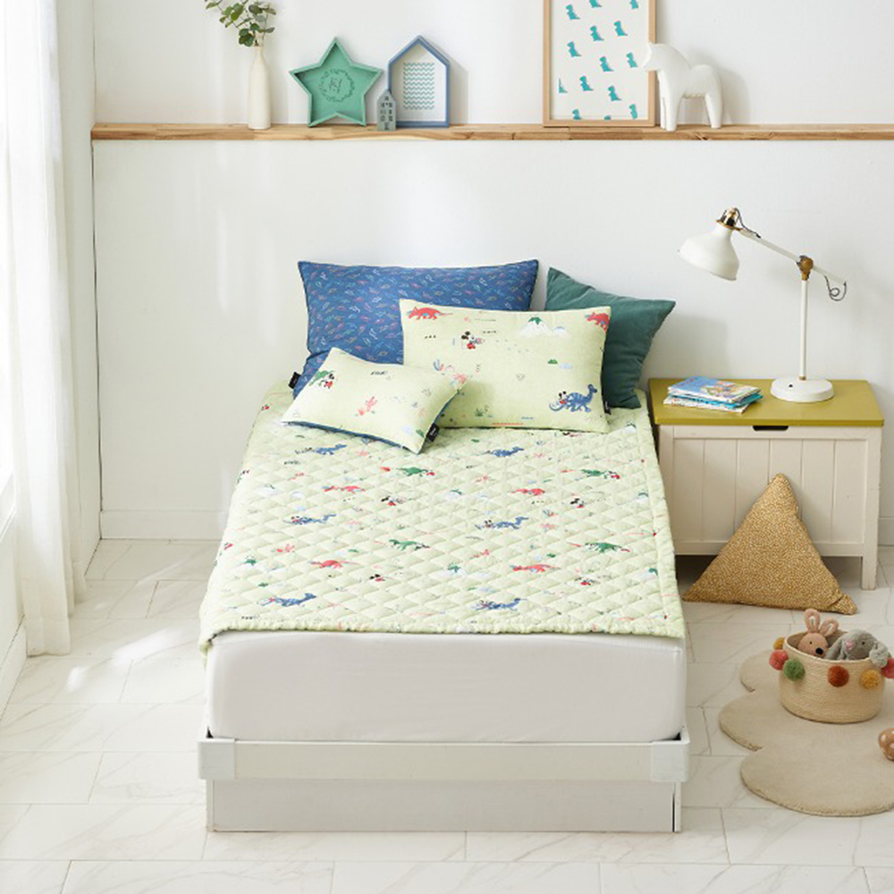 레노마홈 디즈니 이불 모달100% 다이노 미키 모달 양면패드