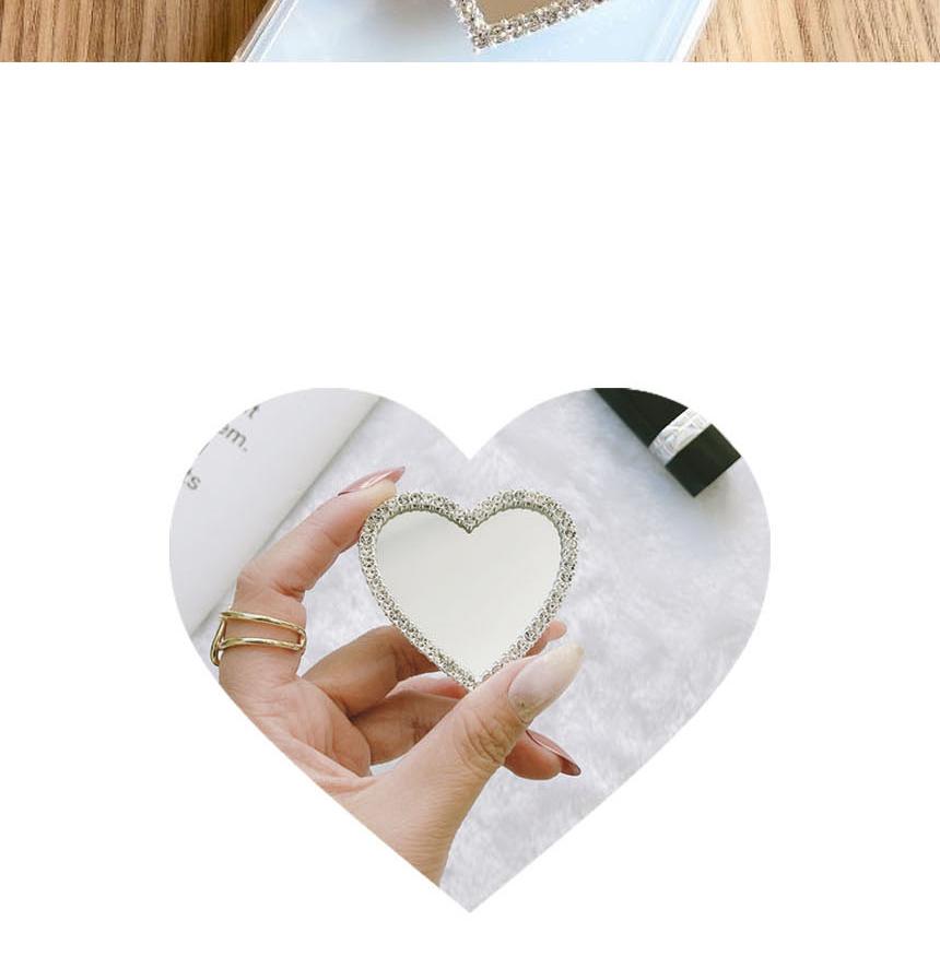 하트 큐빅 핸드폰 붙이는 거울 거치대 스마트폰 거울 거치대 - 상세 이미지 3