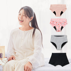 [SET] 싸이클린 위생팬티 초경선물 주니어 초등학생 순면속옷 생리 방수... 착용 후기 | 사이즈/핏 총정리 - 상품 이미지 1