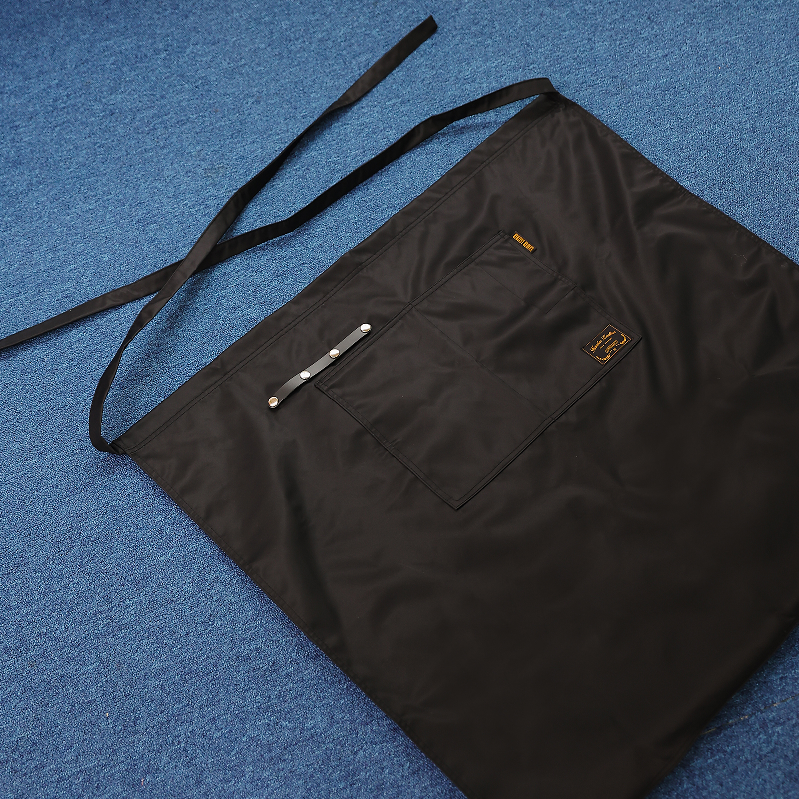 [하프에이프런]  워싱캔버스 앞치마 글로시 방수