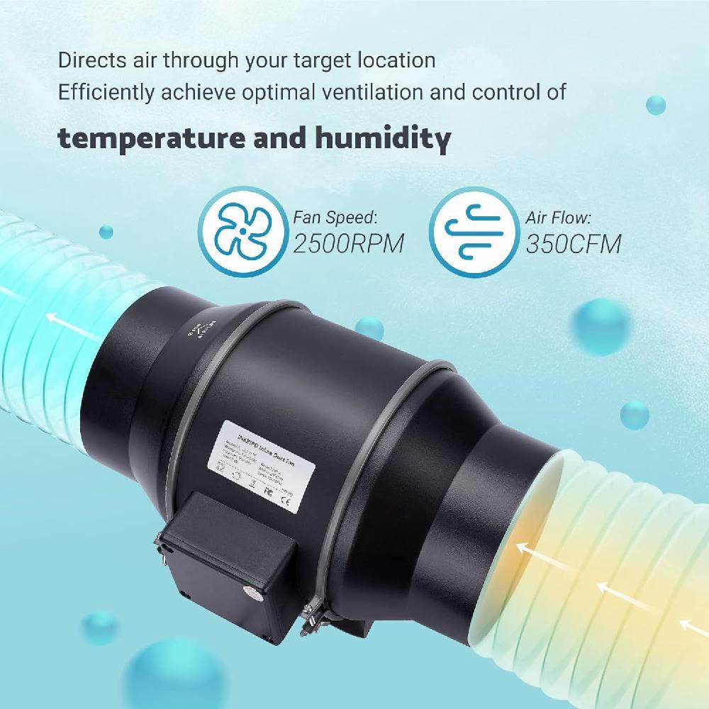 Inkbird WiFi 6인치 스마트 덕트 팬 IVC-001W 앱 제어 화면
