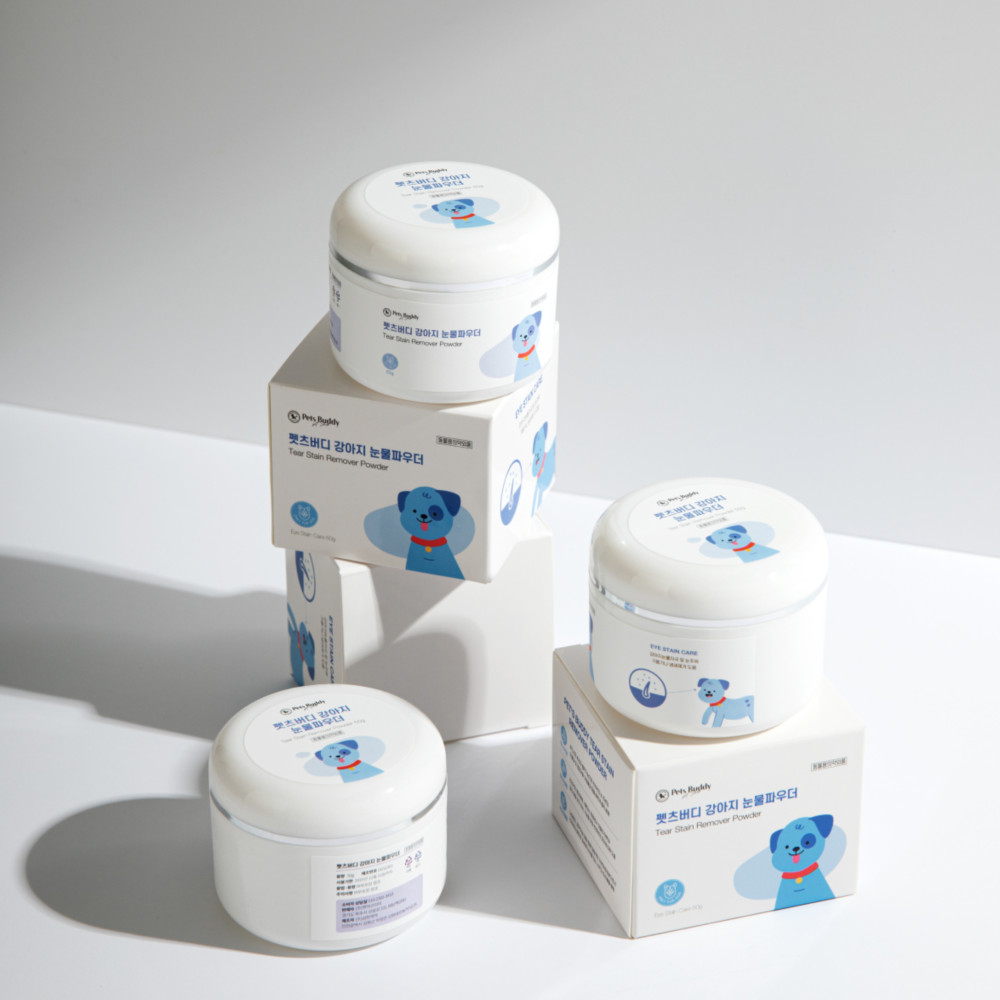 펫츠버디 강아지 눈물 파우더 50g 눈물자국 냄새 지우개 눈물약 눈물샘 눈꼽 아이엔비 제품 이미지