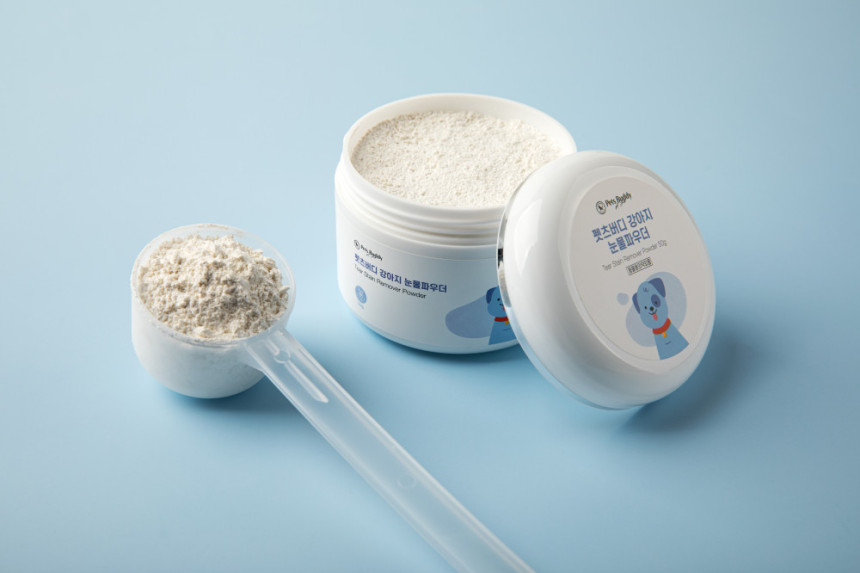 펫츠버디 강아지 눈물 파우더 50g 눈물자국 냄새 지우개 눈물약 눈물샘 눈꼽 아이엔비 사진 5