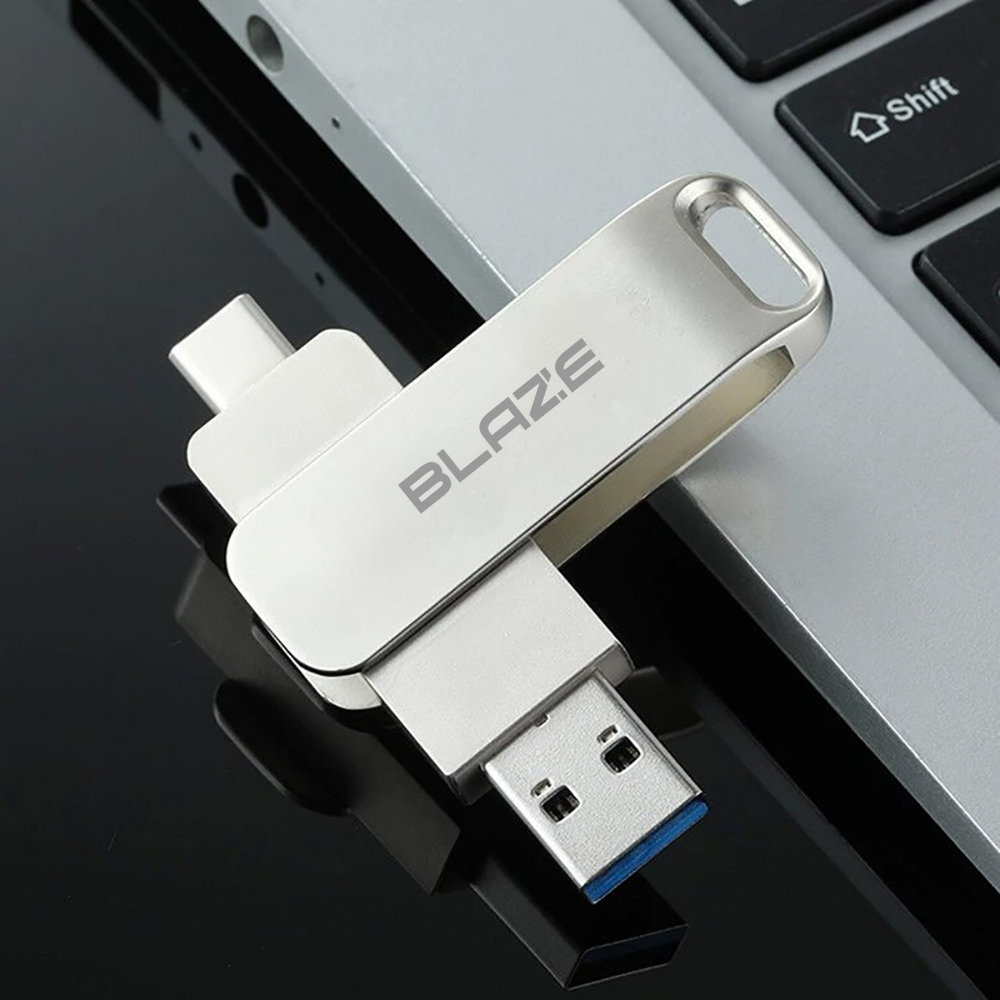 블레이즈 USB 메모리 C타입 USB 스마트폰 OTG 핸드폰 데이터저장 아연합금 64GB - 상품 이미지