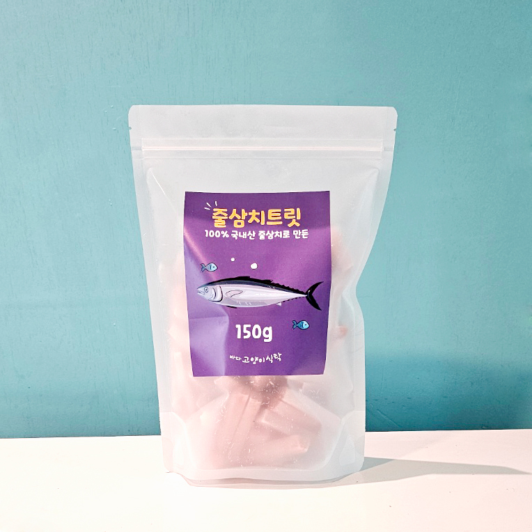 바다고양이식탁 줄삼치트릿 150g 동결건조간식 제품 이미지