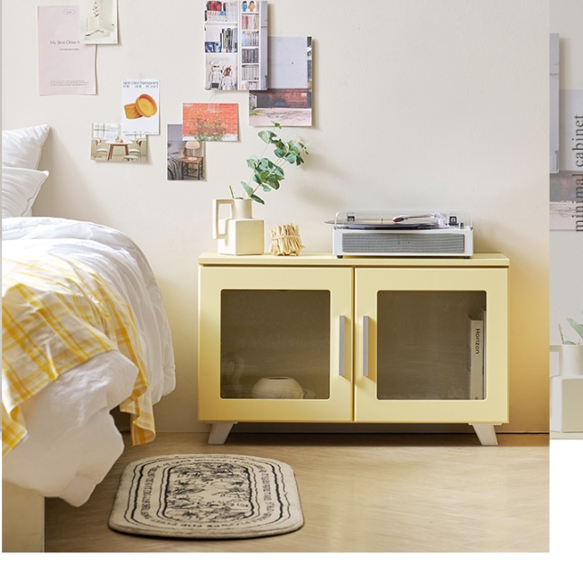 작은 장식장 낮은 장식장 소형 미니 진열장 유리문장식장