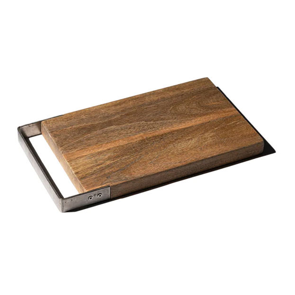 푸에브코 도마 망고 커팅보드 플레이팅 손잡이 나무도마 L