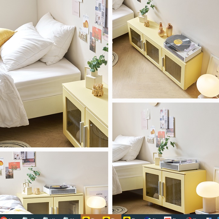 작은 장식장 낮은 장식장 소형 미니 진열장 유리문장식장