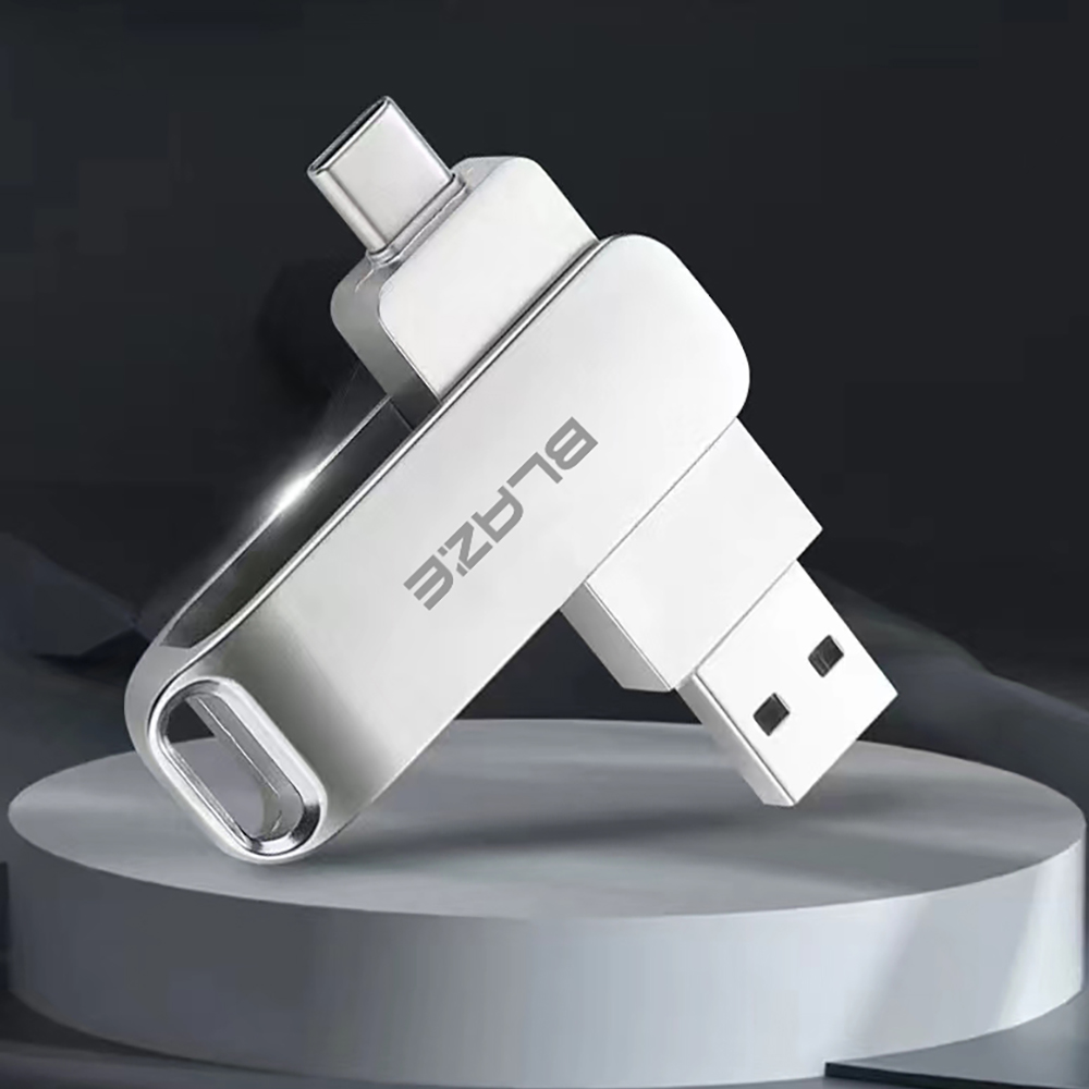 USB 메모리 C타입 USB 스마트폰 OTG 핸드폰 데이터저장 아연합금 키링 128GB - 상세 이미지 3
