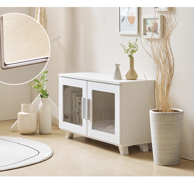 작은 장식장 낮은 장식장 소형 미니 진열장 유리문장식장