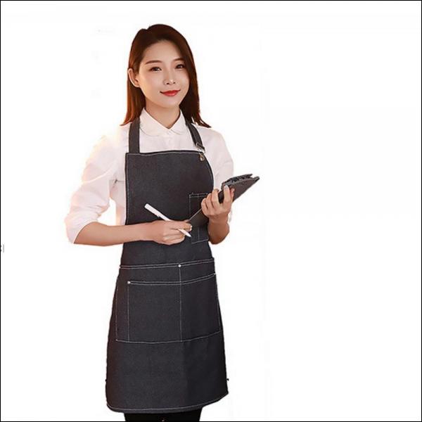 데님 진 앞치마 공방 어린이집 바리스타 면 보육교사 : 마니사바