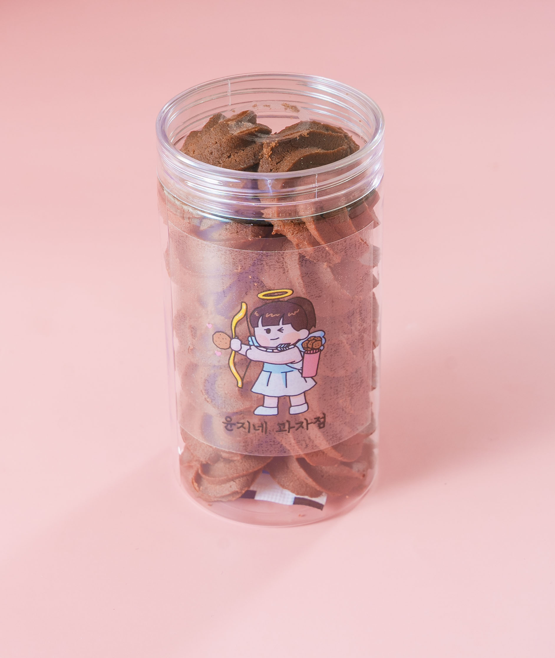 윤지네과자점 무염버터 서울우유생크림 발로나코코아 초코쿠키 블랙쿠키 120g - 상품 이미지