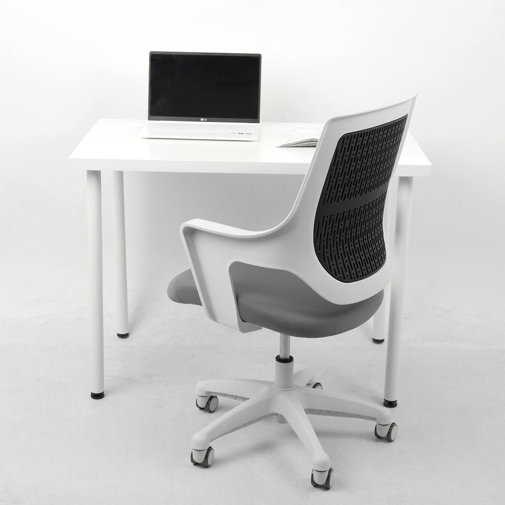 보네드 브롱 화이트 에어매쉬 컴퓨터 사무실 책상의자 공부 학생의자
