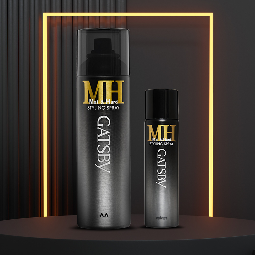 갸스비 스타일링 매트하드 스프레이 200ml 1개+65ml 1개 - 상품 이미지