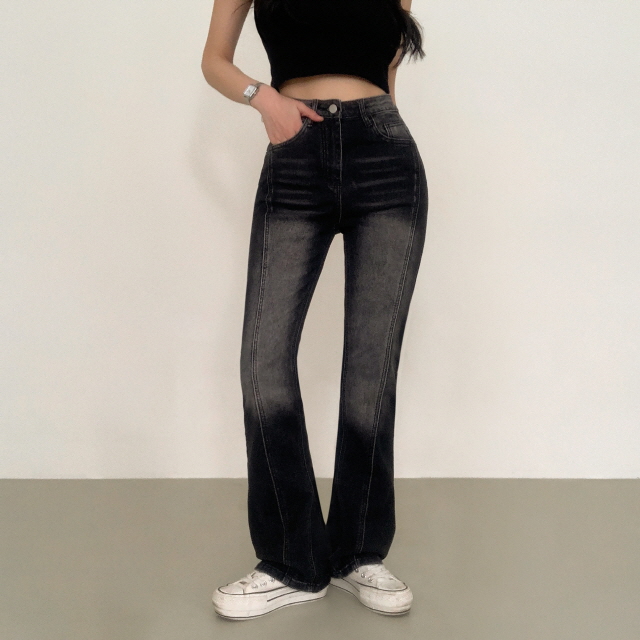 [🌺봄시즌🌺/기장선택] 클래스 완벽라인 절개 부츠컷 청바지 딥워싱 부츠컷 데님팬츠 상세 이미지 47