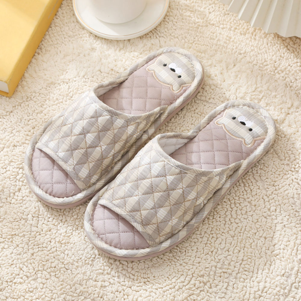 송강 층간소음방지 쿠션 면 거실화 거실 실내화 실내 슬리퍼