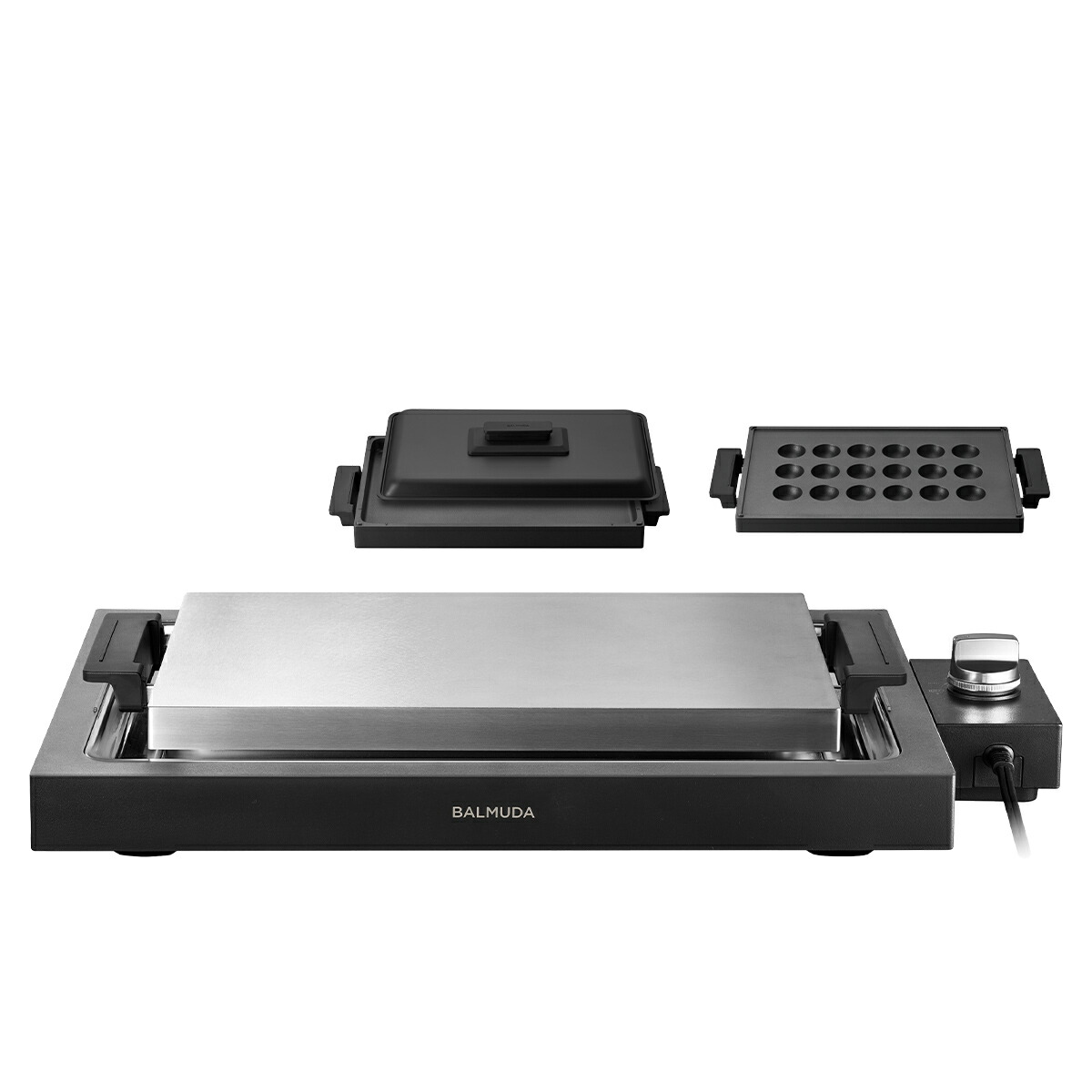 발뮤다 전기 그릴 더플레이트 프로 타코야끼 스테이크 그리들 세트