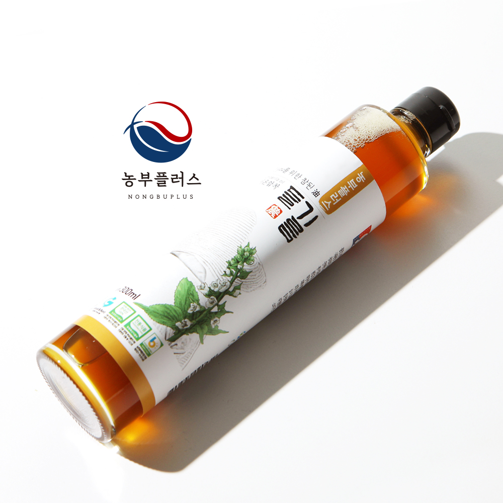 농부플러스 국산 저온압착 들기름 300ml