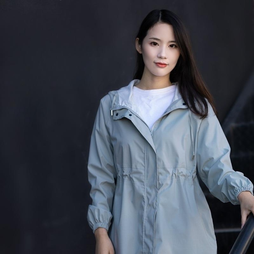 여성 골프 자전거 하이킹 등산 우비 싸이클링 방풍자켓 바람막이 예쁜 레인코트 디자인 6컬러 - 상세 이미지 3