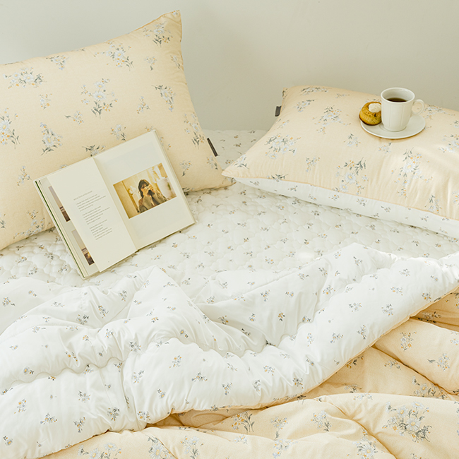 세사온라인 알러지케어 먼지없는 사계절 차렵이불패드 풀세트 데이니, SS(슈퍼싱글)