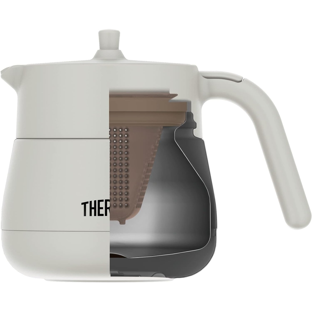 써모스 티주전자 진공 단열 보온보냉 스트레이너 티포트 Thermos - 상세 이미지 2