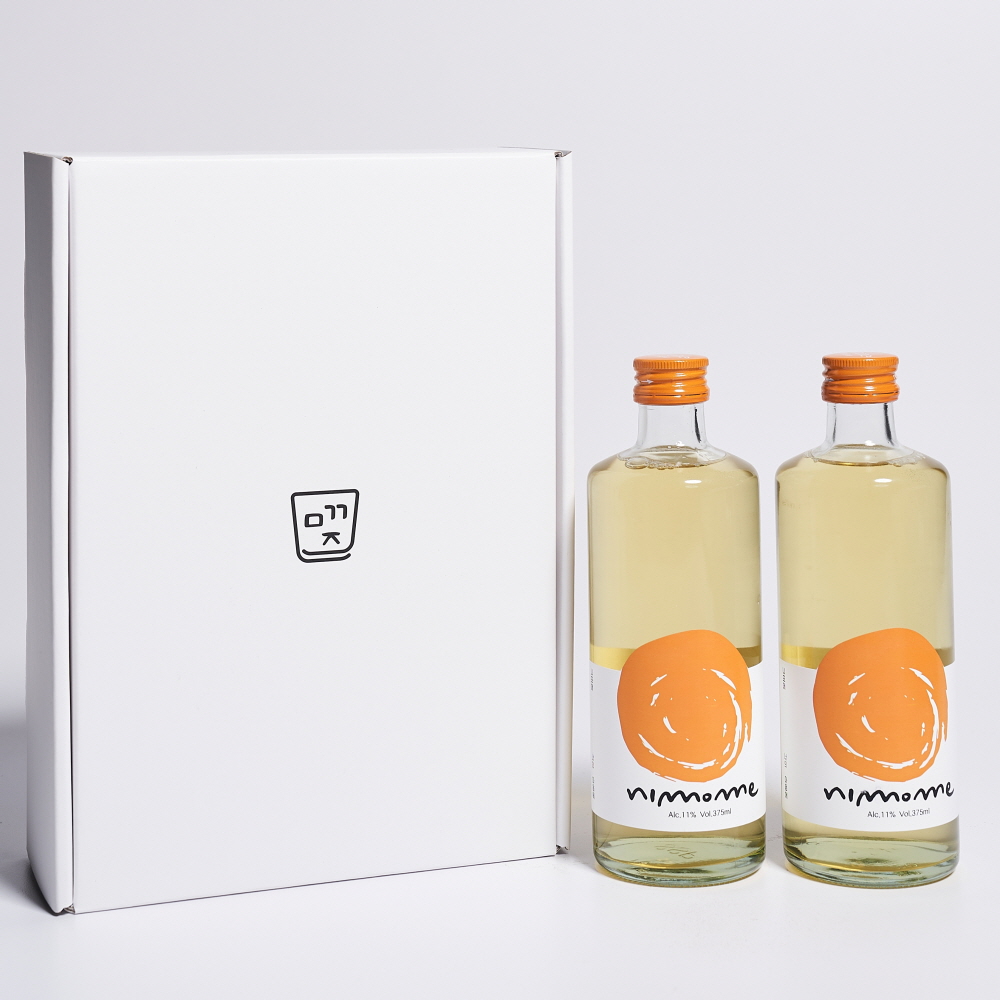 마깨주 니모메 제주도 전통주 선물세트 (375ml 2입) - 메인 이미지