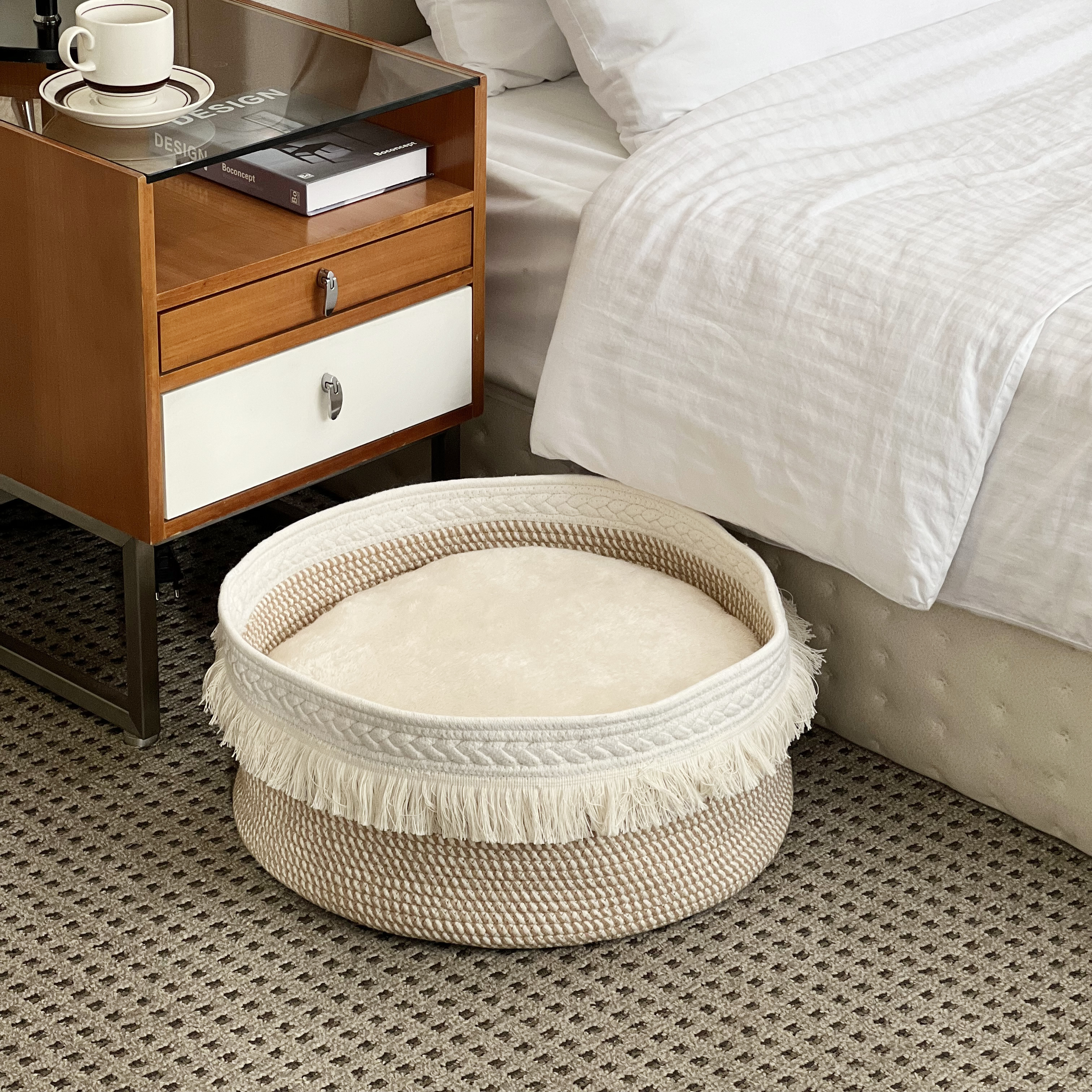 고양이 숨숨집 강아지 집 바구니 방석 포함