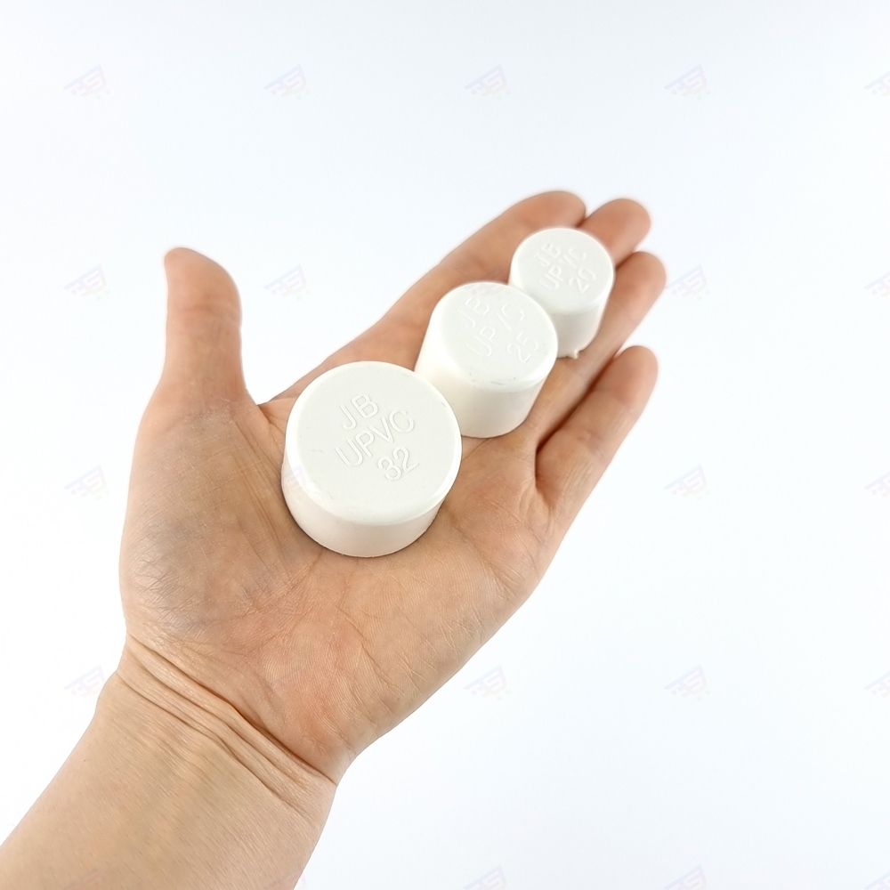 PVC 파이프 메꾸라 배관 마개 마감 캡 커버 배수구 하수구 통풍구 - 상품 이미지