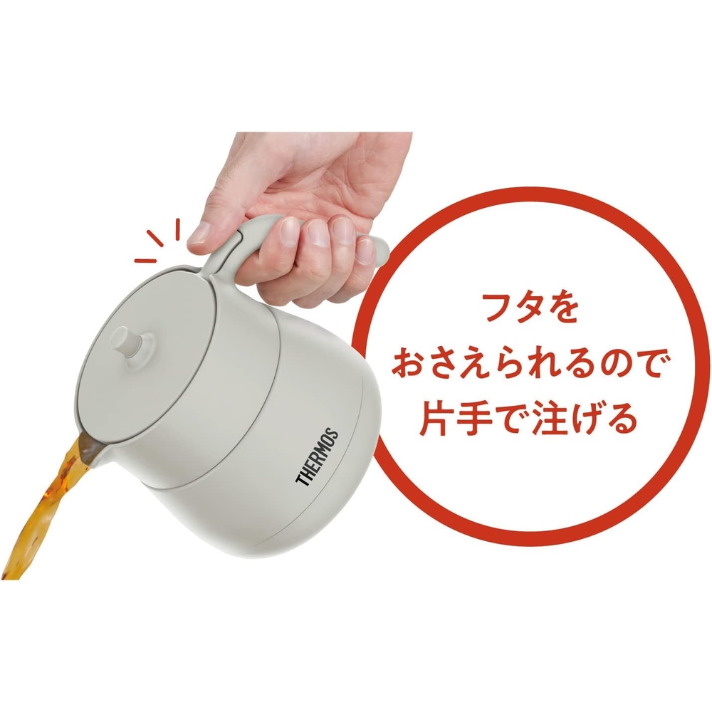 써모스 티주전자 진공 단열 보온보냉 스트레이너 티포트 Thermos - 상세 이미지 3