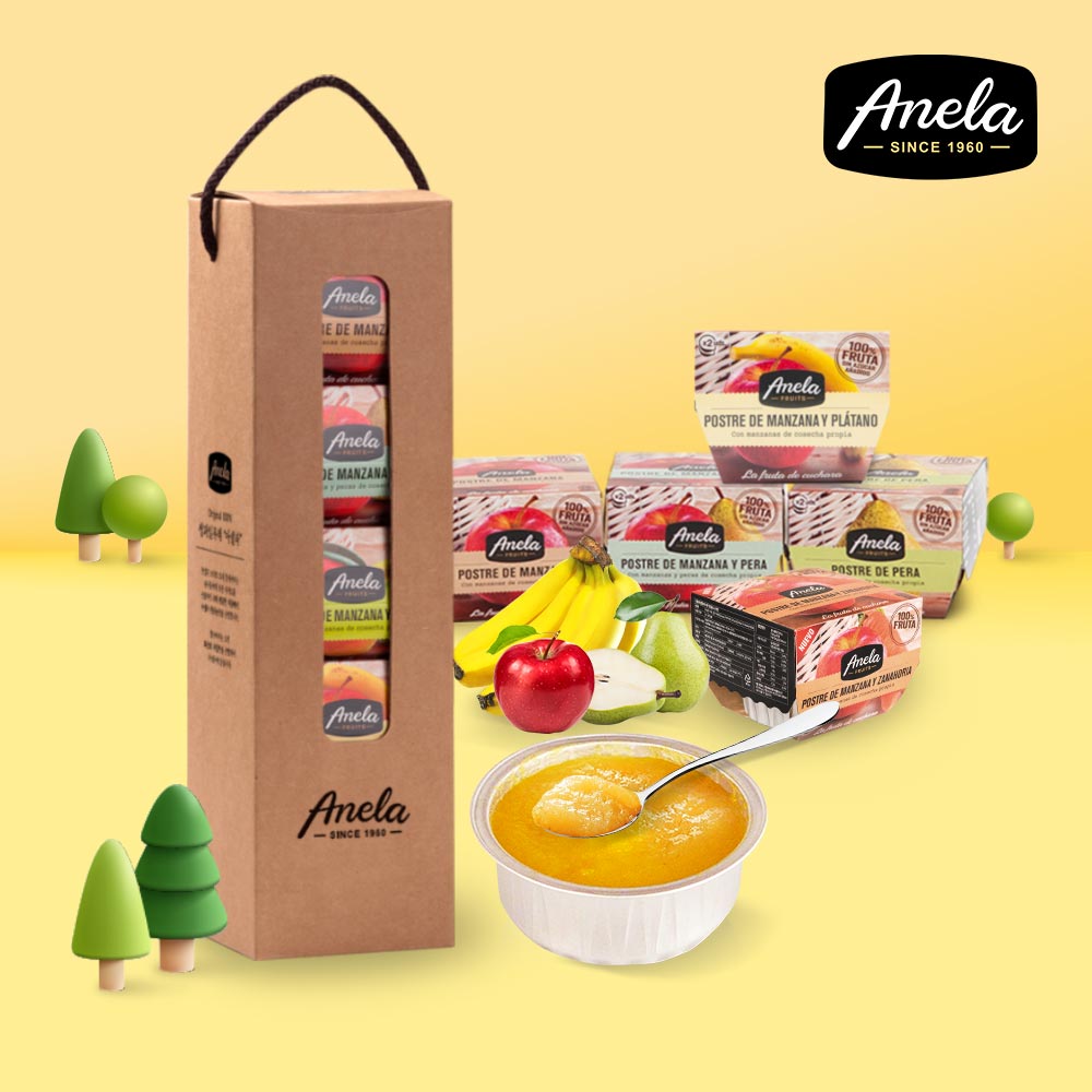 아넬라 과일퓨레 5팩 선물세트 시작과일 A